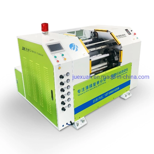 Cling Film Slitting Machine Protective Film Slitter LLDPE Film Slitting Machine PVDC Film Slitter PE Wire Stretch Pet Film Slitter Slitting Machinery Rewinder