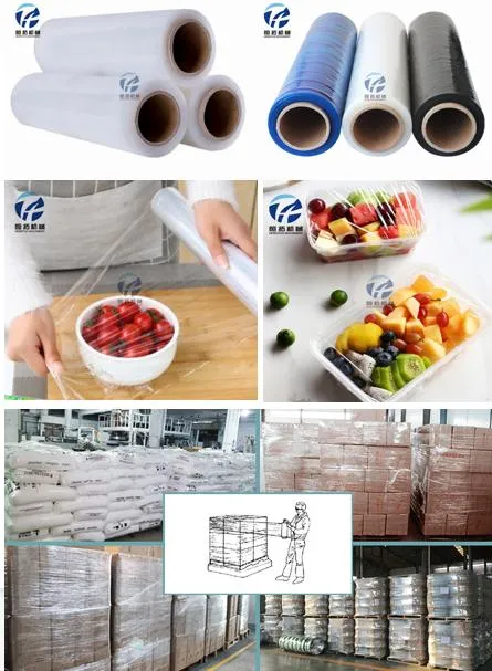 Ht-1500 Double Layer Three Layer Stretch Film Wrap Pallet Film Cling Film Making Machine