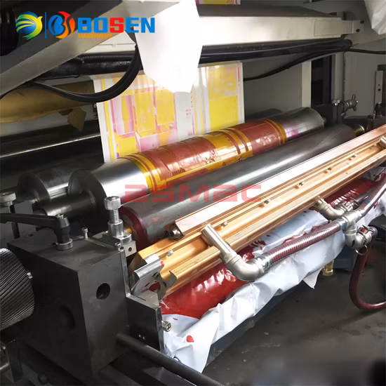Bshyt-61000 Type d'économie d'argent Machine d'impression flexo pour film plastique et papier à six couleurs