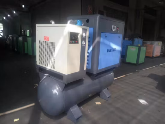 Compresseur d'air portatif à vis utilisé par l'industrie au meilleur prix avec réservoir